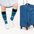 Stripe Cotton Blue Energy Socks